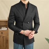 Blazer de Linho Transpassado Masculino Bellaro® S1211