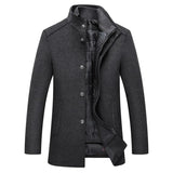 Casaco Trench Coat Masculino de Lã Grife Bellaro®