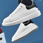 Tênis Masculino Casual de Couro
