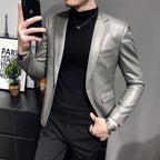 Blazer Masculino de Couro Bellaro®