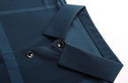 Camisa Masculina Polo com Listras