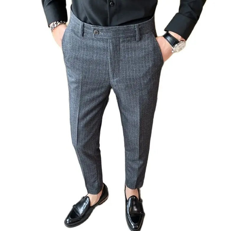 Calça Social Listrada Masculina Bellaro®