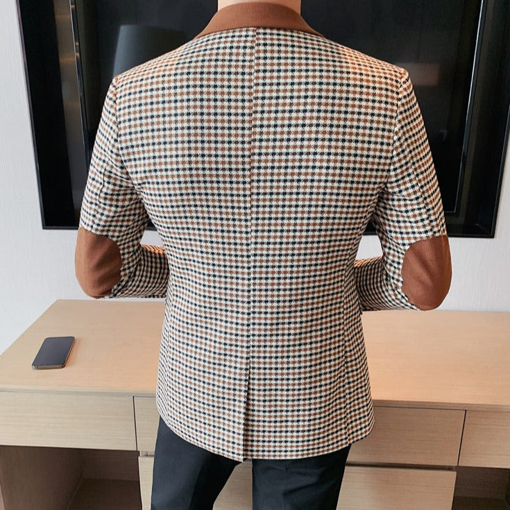 Blazer Masculino Slim Fit Xadrez Bellaro® S1036