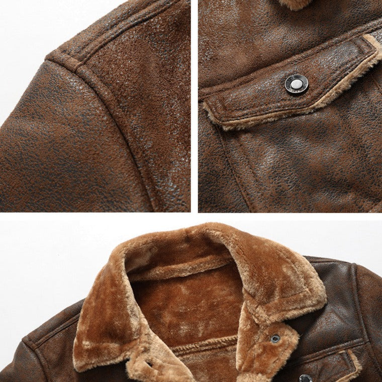 Jaqueta Masculina de Couro Bellaro Harbe®