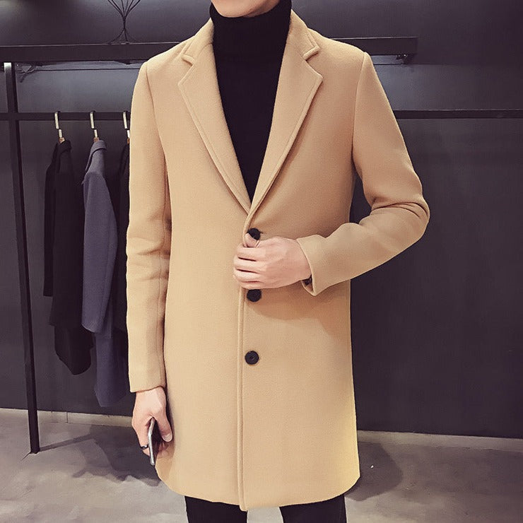 Sobretudo Masculino Grife Elegante