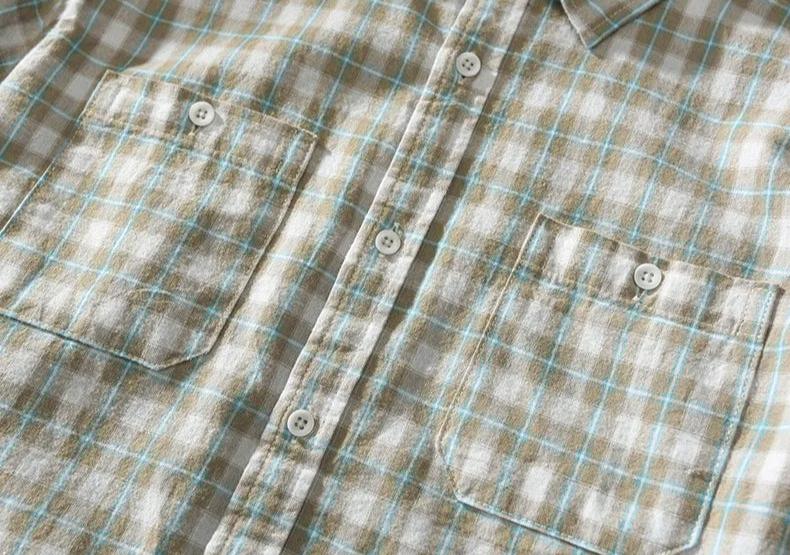 Camisa Masculina Xadrez de Manga Longa Bellaro®