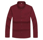 Camisa Social Manga Longa Masculina Plus Size