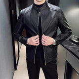 Jaqueta de Couro Casual Masculina Bellaro®