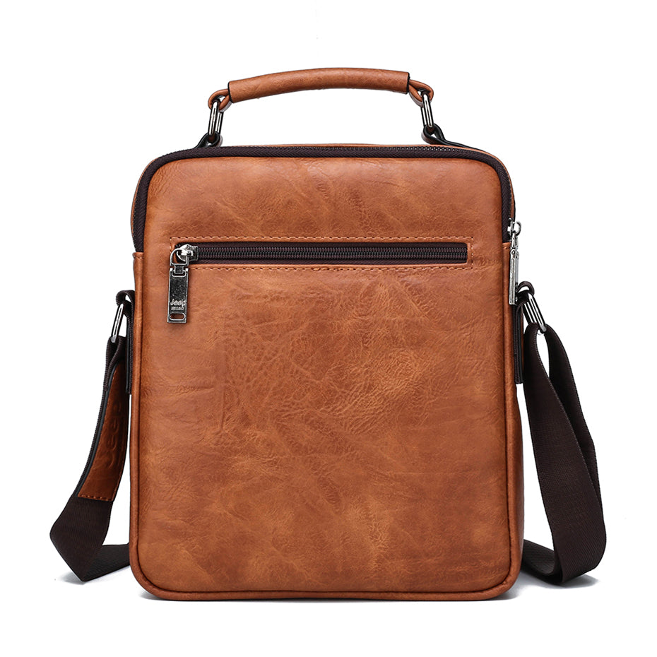 Bolsa Pequena Couro Genuíno Masculina
