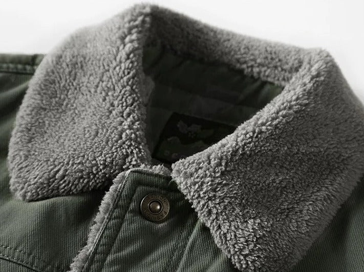 Jaqueta Militar Masculina Interior de Lã Bellaro®