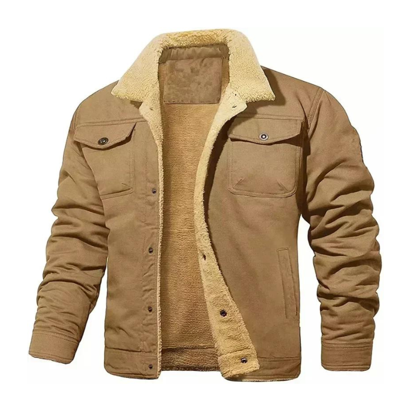 Jaqueta Jeans Masculina Interior de Lã Bellaro®