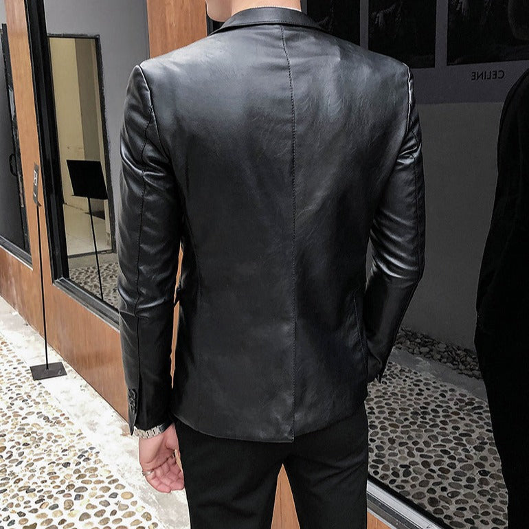 Blazer Masculino de Couro Bellaro®