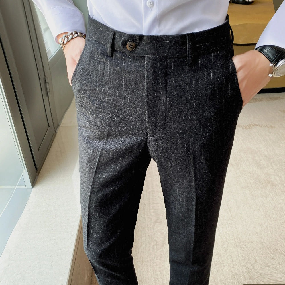 Calça Social Listrada Masculina Bellaro®
