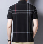 Camisa Masculina Polo com Listras