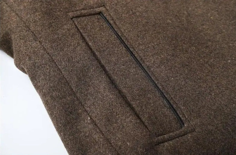 Casaco Trench Coat Masculino de Lã Grife Bellaro®