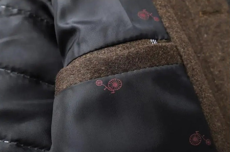 Casaco Trench Coat Masculino de Lã Grife Bellaro®