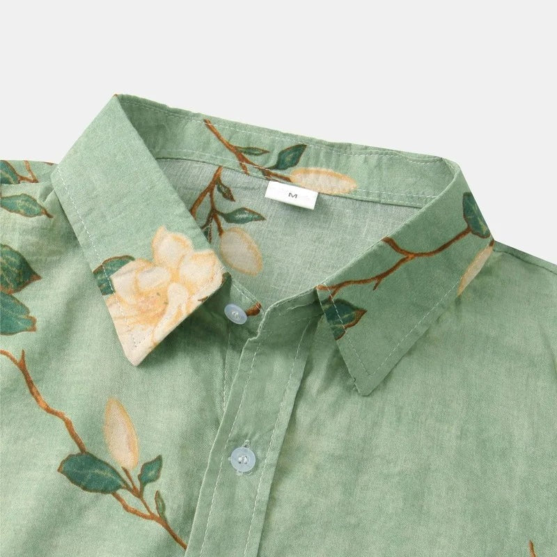 Camisa Masculina Estampada Bellaro Floral®