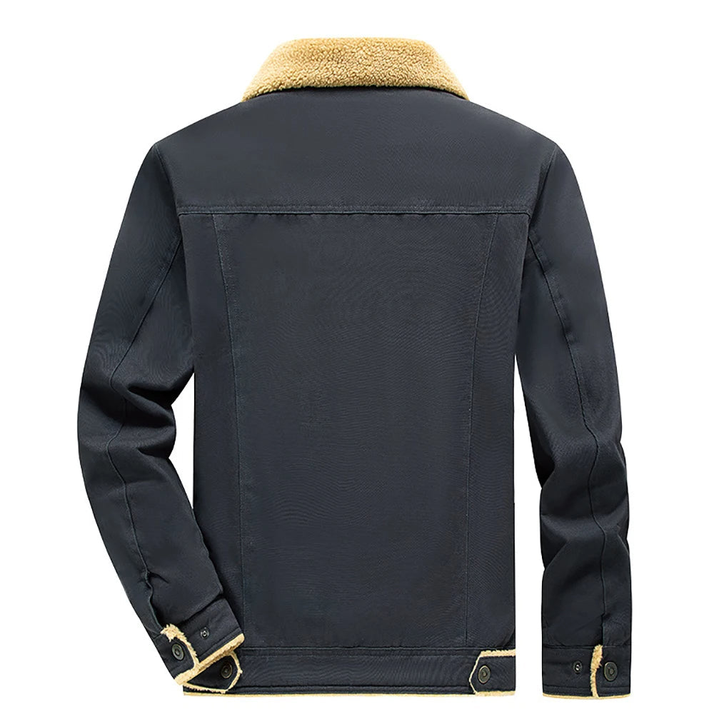 Jaqueta Jeans Masculina Interior de Lã Bellaro®