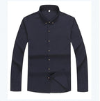 Camisa Social Manga Longa Masculina Plus Size