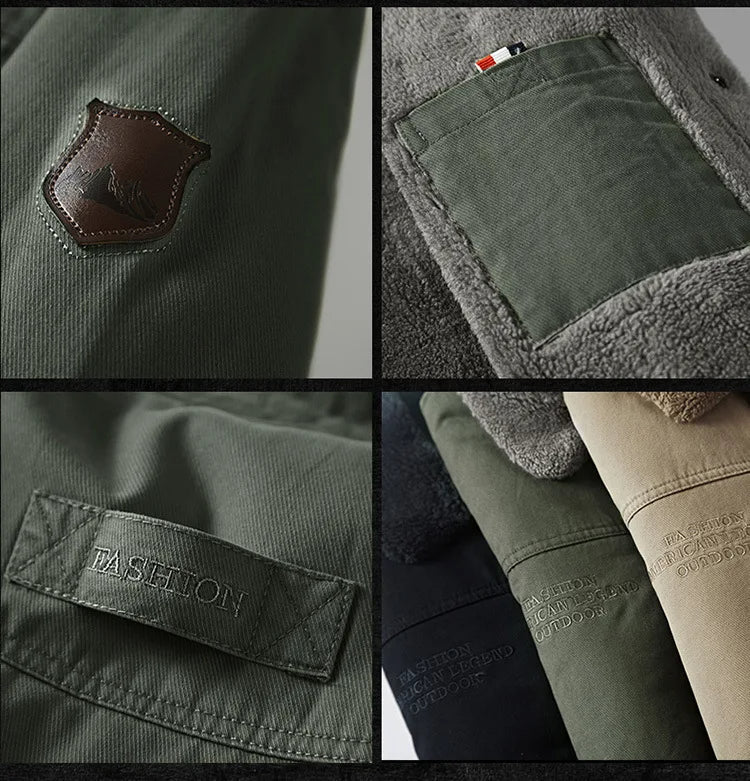 Jaqueta Militar Masculina Interior de Lã Bellaro®