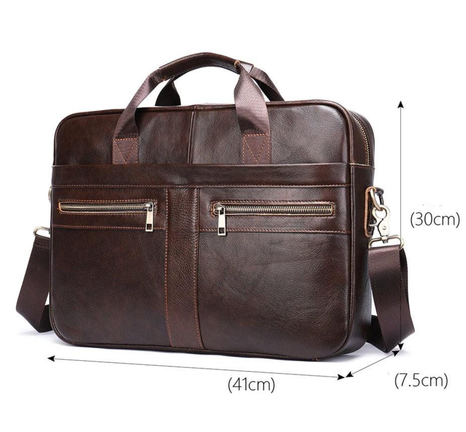 Bolsa Masculina de Couro Fashion
