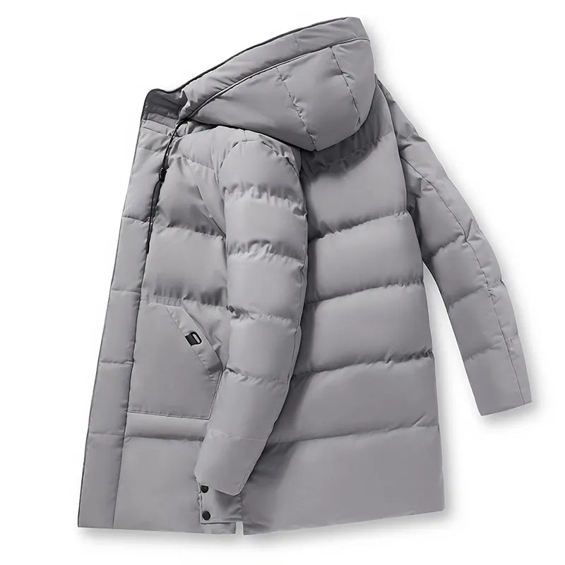 Jaqueta Puffer Longa Plus Size Masculina Bellaro®