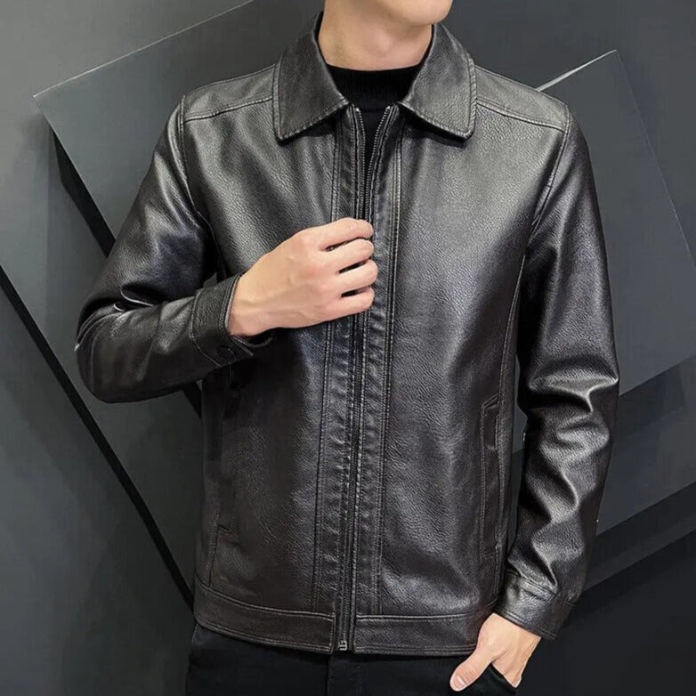 Jaqueta Masculina de Couro Bellaro® S1098