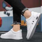 Tênis Masculino de Couro Fashion