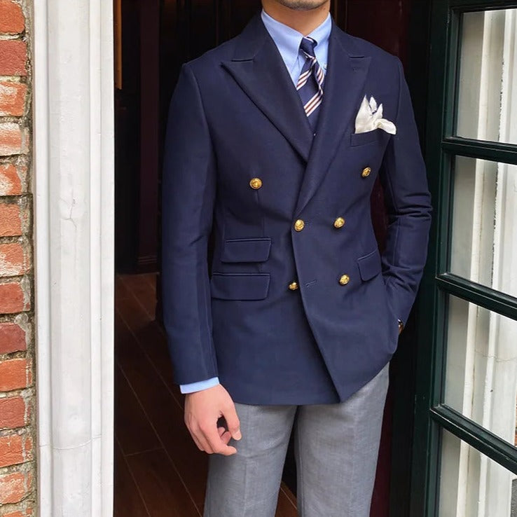 Blazer Slim Masculino Transpassado Bellaro® S1281
