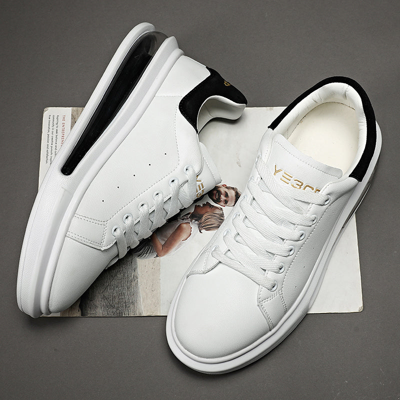 Tênis de Couro Branco Masculino