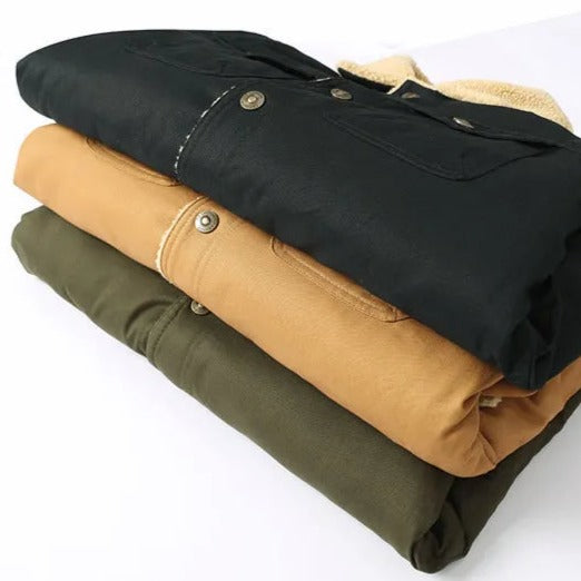 Jaqueta Jeans Masculina Interior de Lã Bellaro®