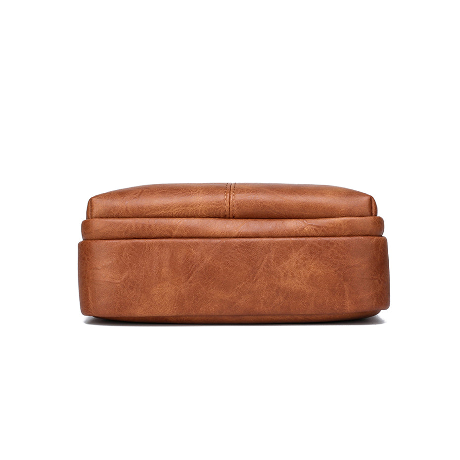 Bolsa Pequena Couro Genuíno Masculina