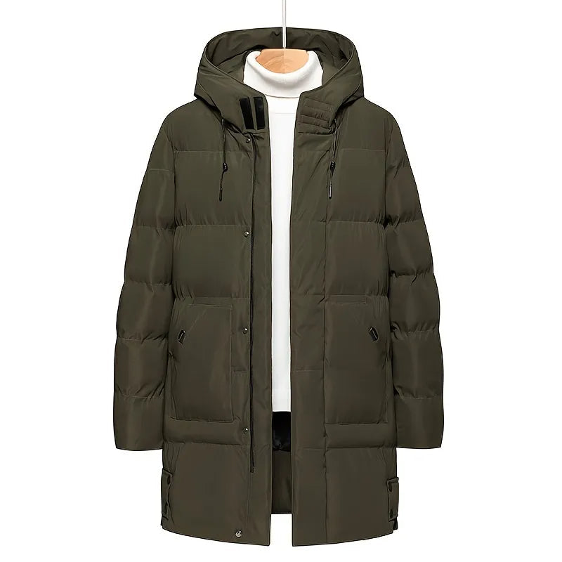 Jaqueta Puffer Longa Plus Size Masculina Bellaro®