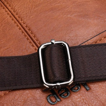 Bolsa Pequena Couro Genuíno Masculina