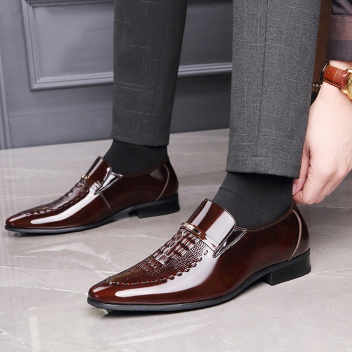 Sapato Masculino de Couro Envernizado Bellaro® S1090