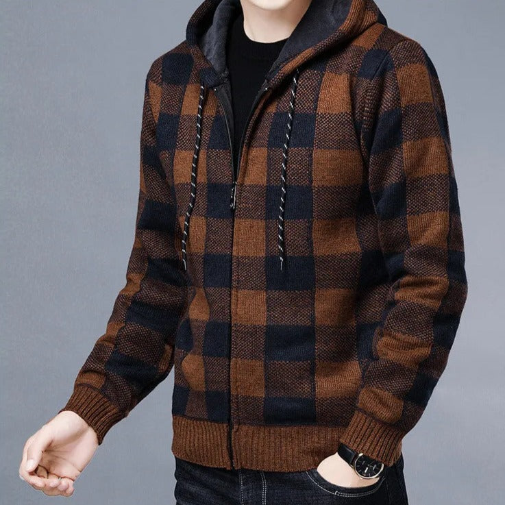Moletom Xadrez Masculino com Capuz Bellaro®