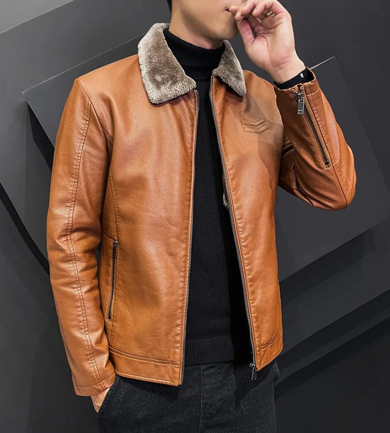 Jaqueta Masculina de Couro Bellaro® S1119