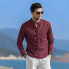 Camisa Masculina de Linho Bellaro® S1053