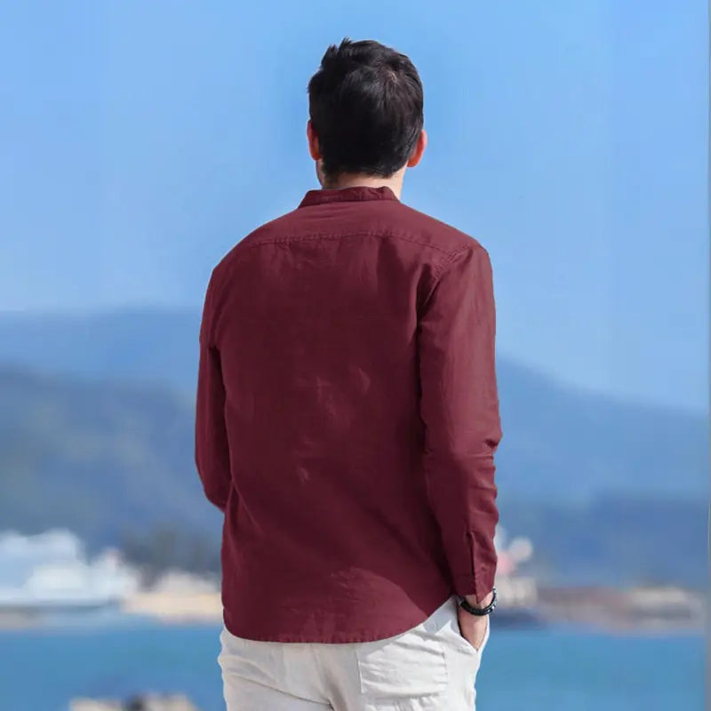 Camisa Masculina de Linho Bellaro® S1053