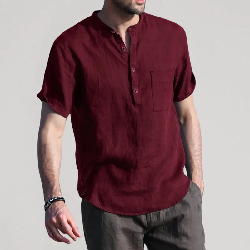 Camisa Masculina de Linho Bellaro® S1054