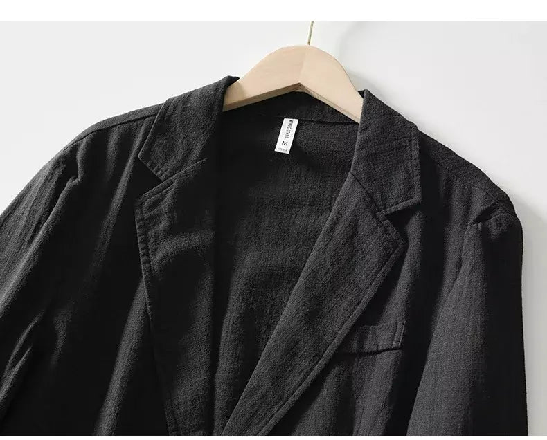Blazer Masculino de Linho Slim Fit Bellaro® S1046