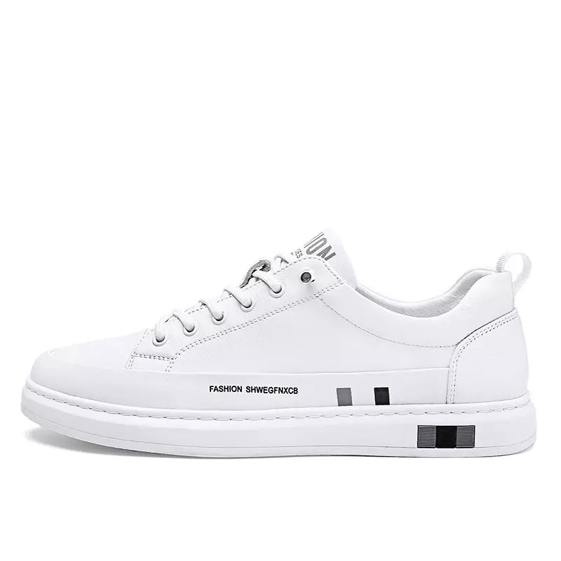 Tênis Masculino de Couro Fashion