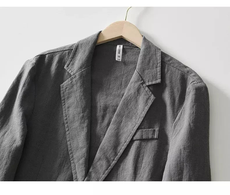 Blazer Masculino de Linho Slim Fit Bellaro® S1046