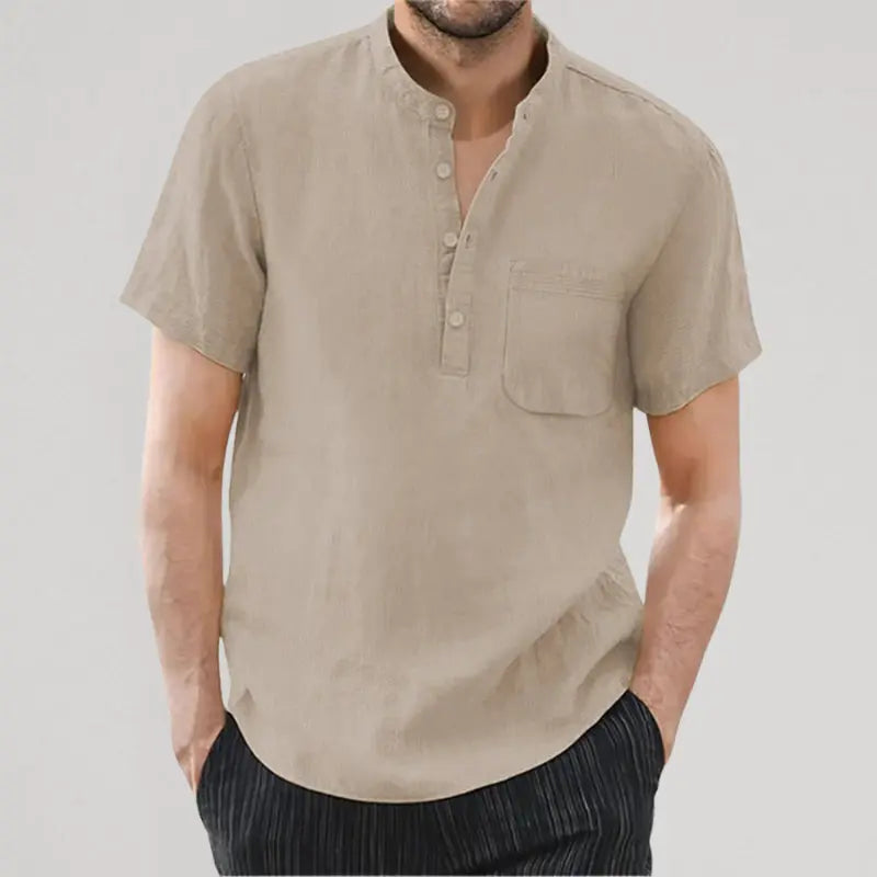 Camisa Masculina de Linho Bellaro® S1054
