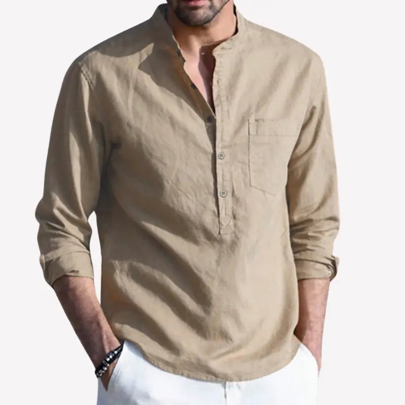 Camisa Masculina de Linho Bellaro® S1053