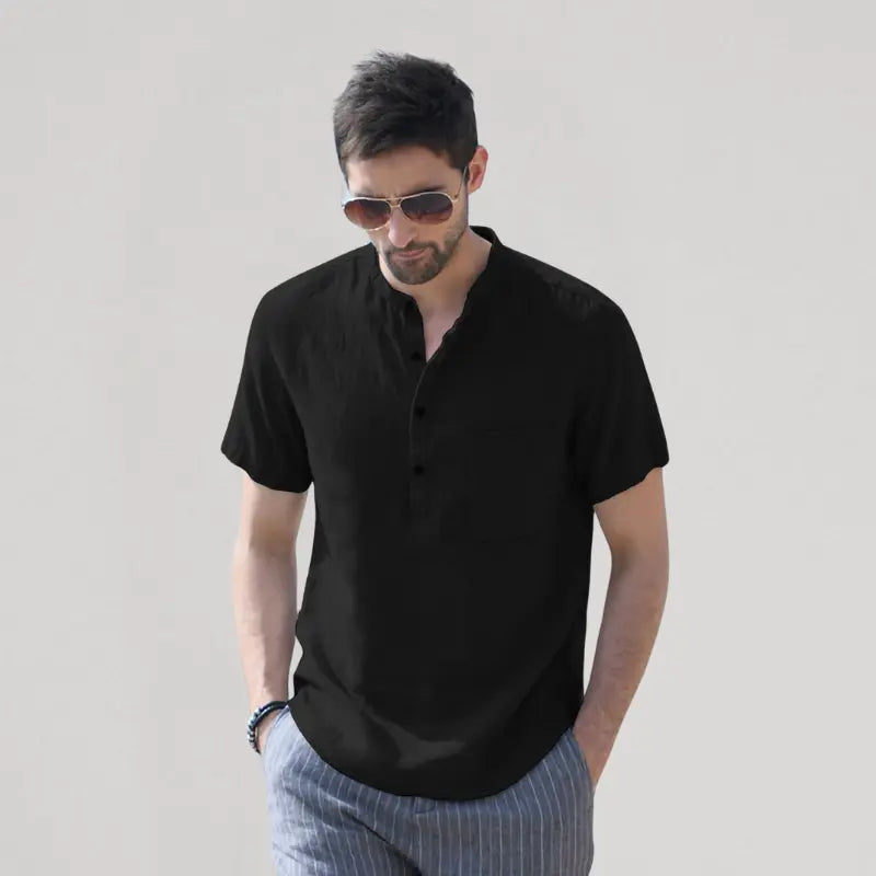 Camisa Masculina de Linho Bellaro® S1054