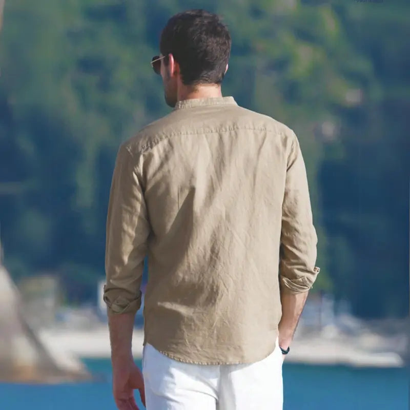 Camisa Masculina de Linho Bellaro® S1053