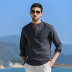 Camisa Masculina de Linho Bellaro® S1053