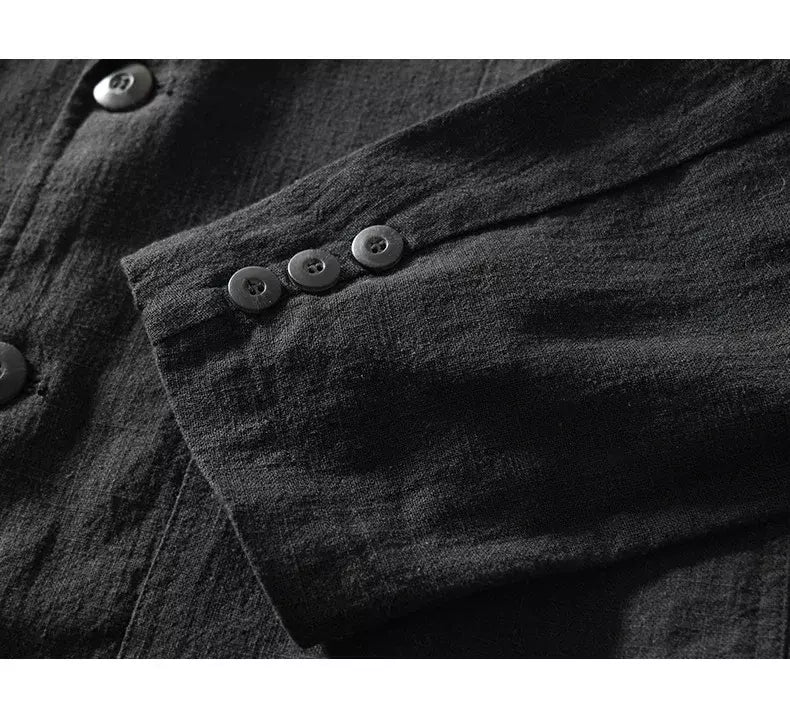 Blazer Masculino de Linho Slim Fit Bellaro® S1046