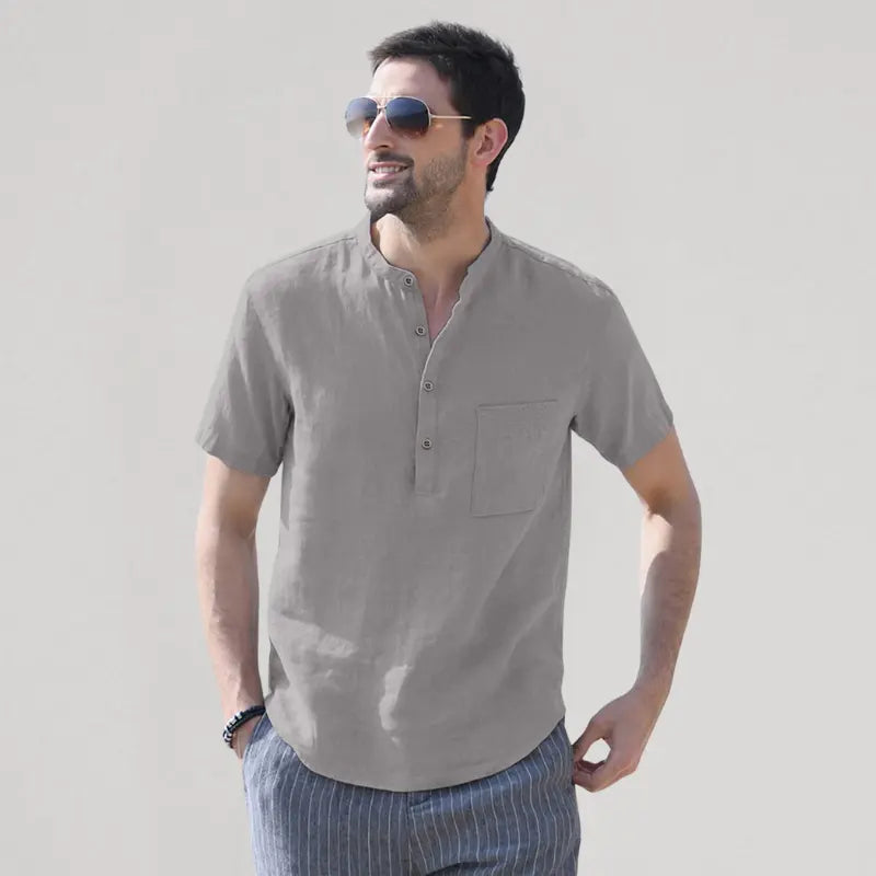 Camisa Masculina de Linho Bellaro® S1054